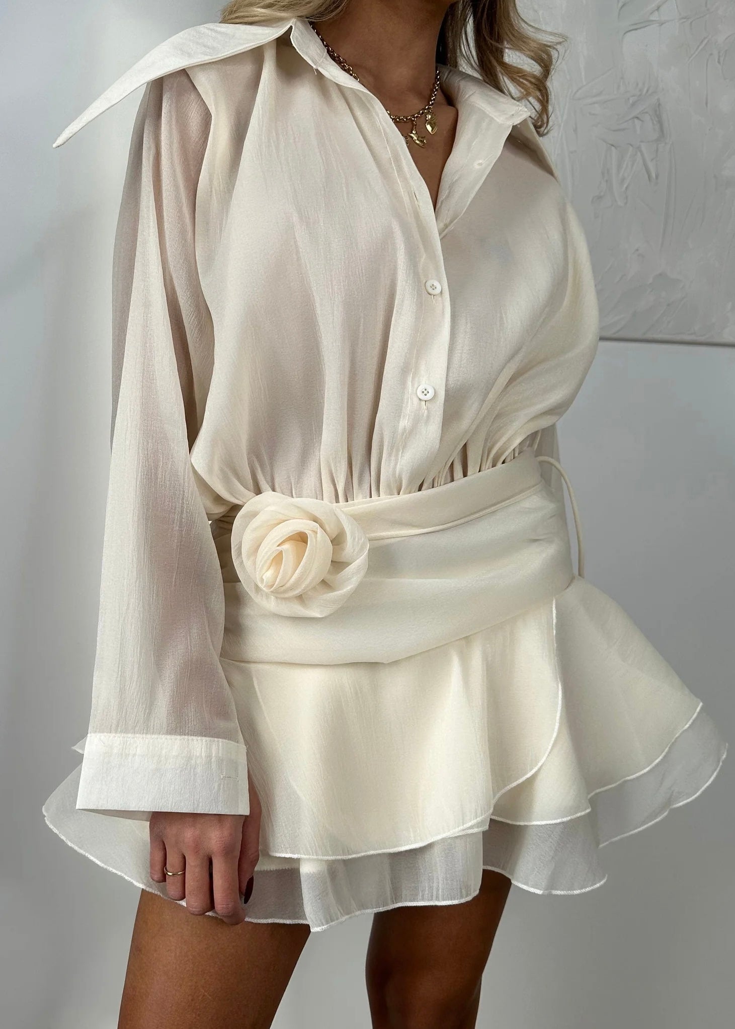 KLEID ROSE BEIGE