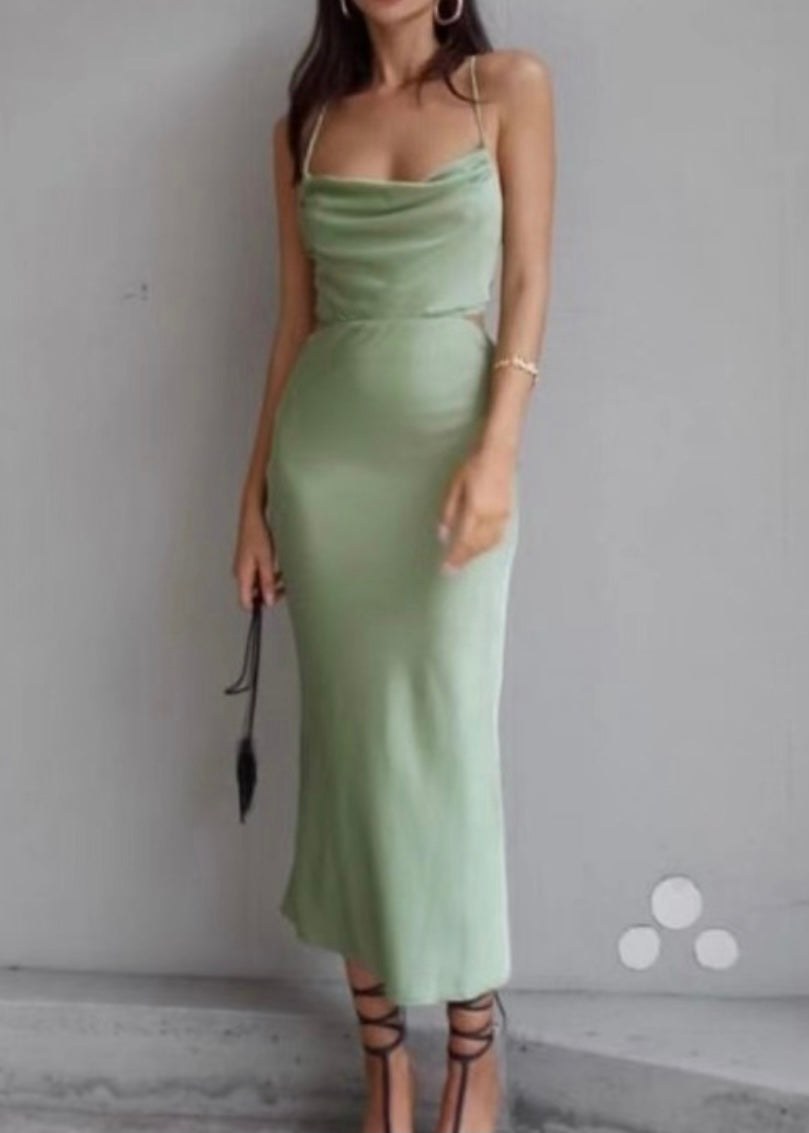 LONG DRESS GREEN  Kleid- Sorti